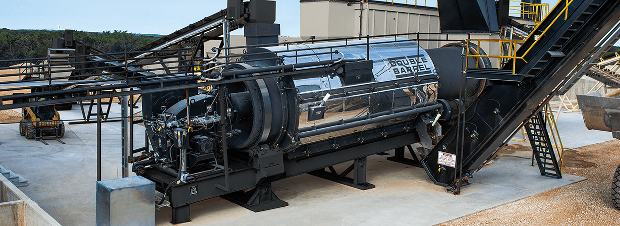 Astec Double Barrel<sup>®</sup> Drum Mixer