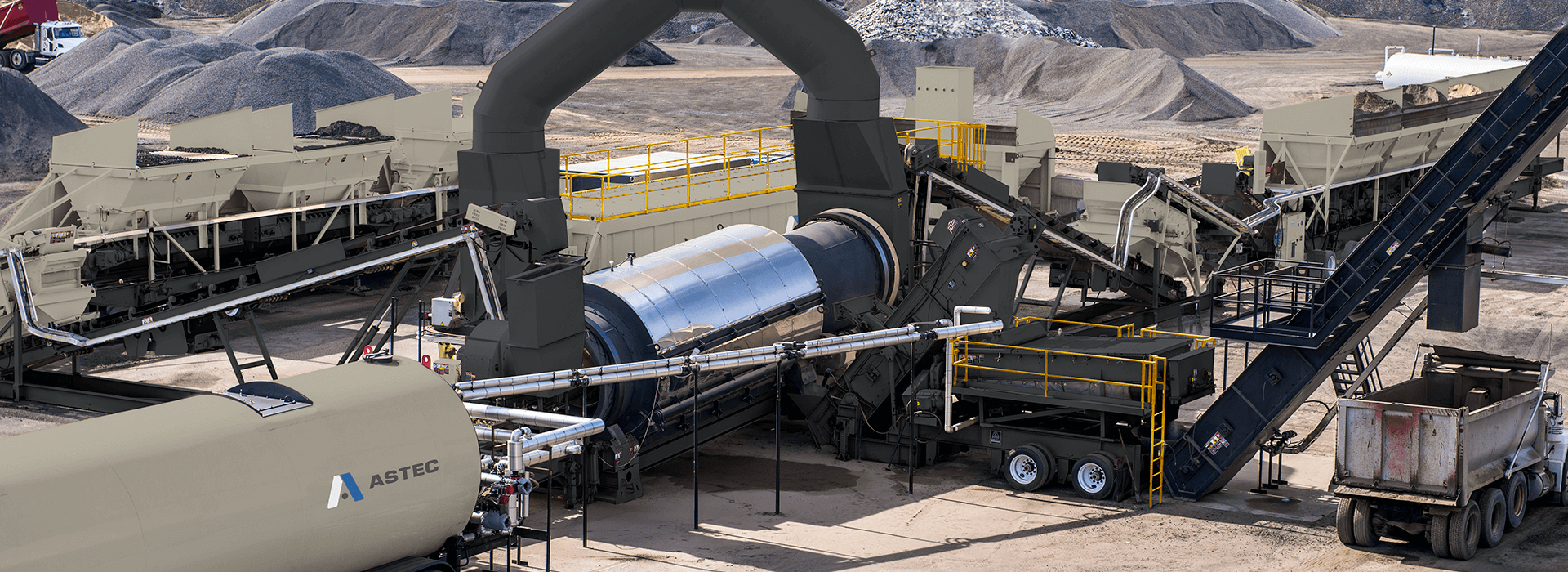 Astec Double Barrel<sup>®</sup> X Drum Mixer