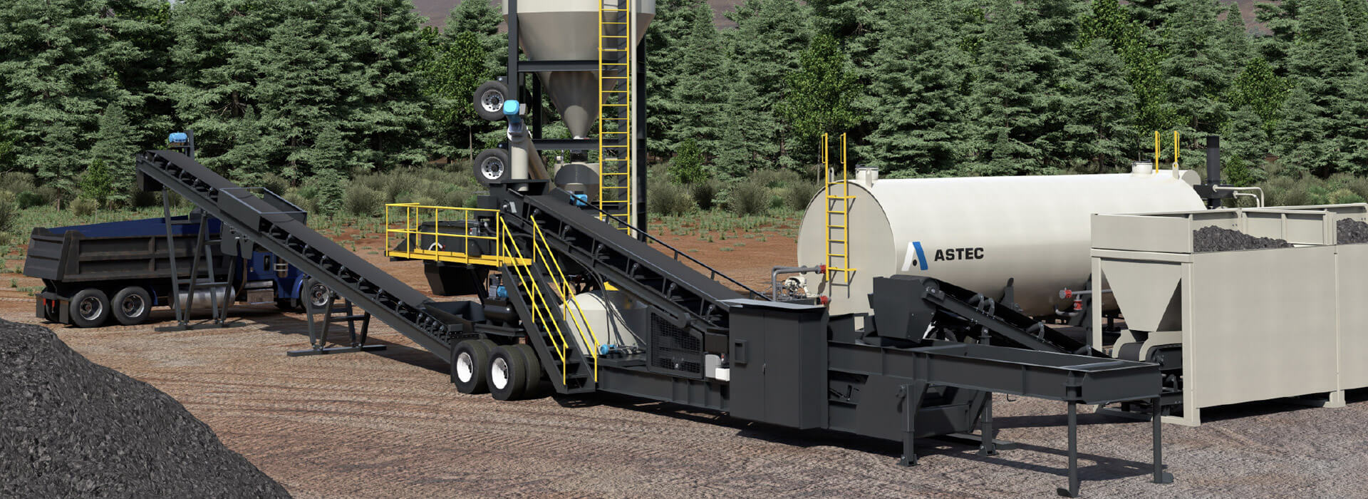 Astec ReMix™ Cold Central Plant Recycle System