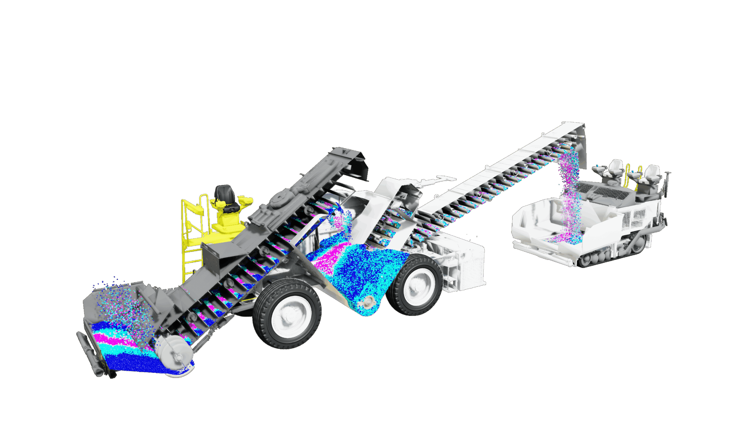 Roadtec Shuttle Buggy and RP-175 paver