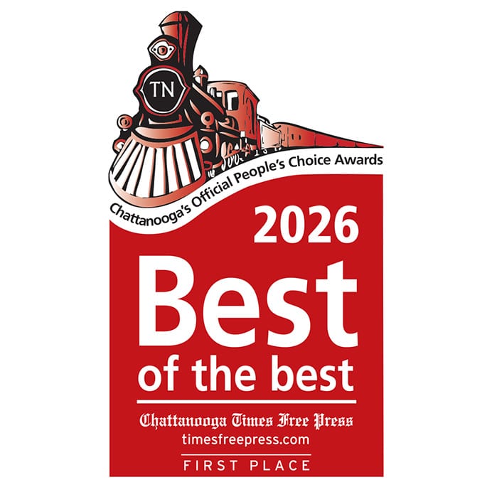 Chattanooga Times Free Press Best of the Best First Place award