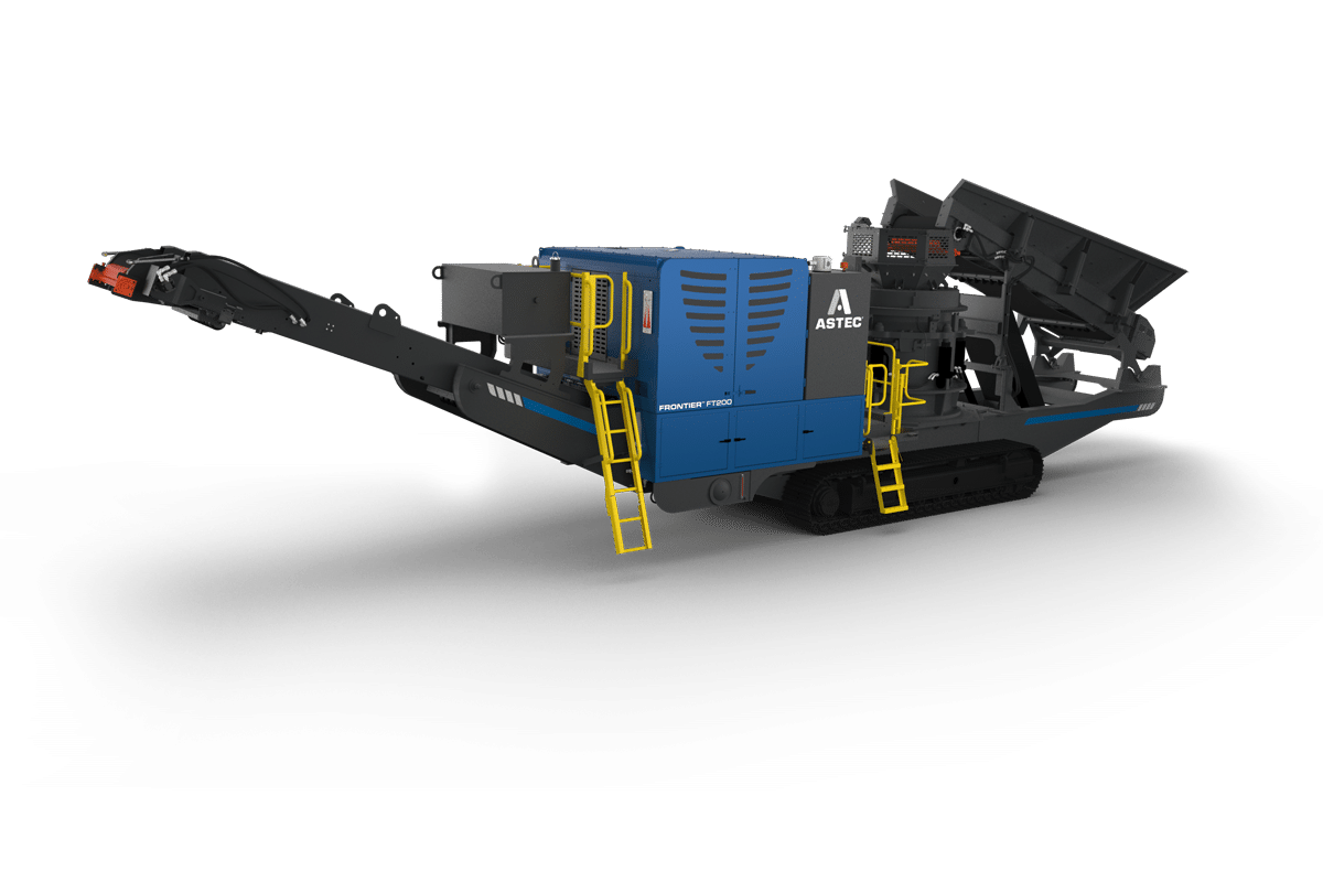 Renderização da planta móvel de cone Frontier FT200