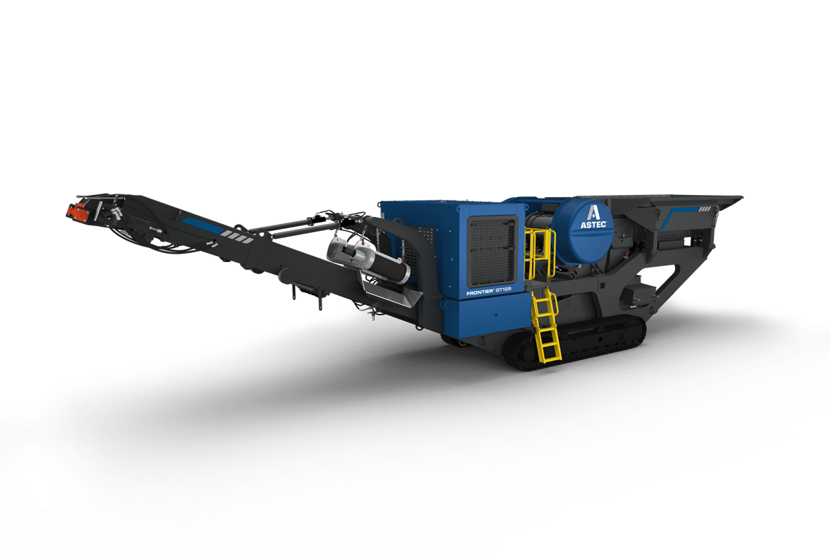 Renderização do Frontier GT125 Mobile planta de britadeira
