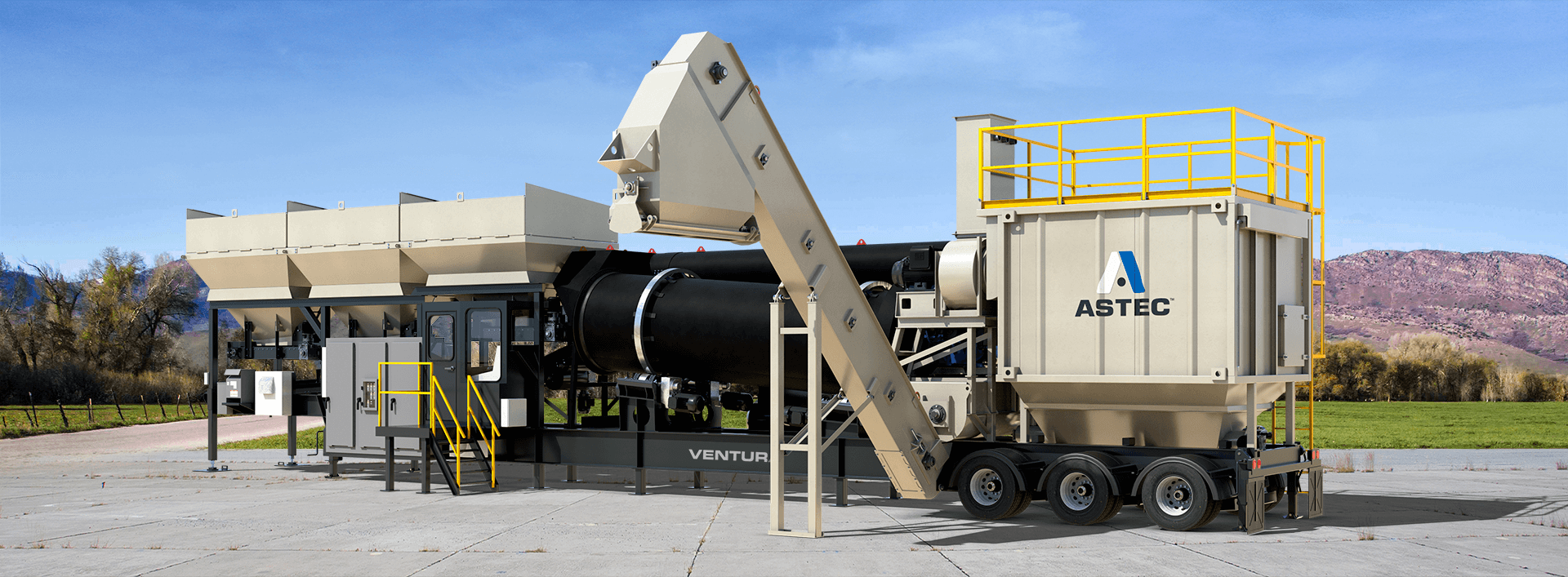 Astec Ventura Highly Portable Asphalt Plant