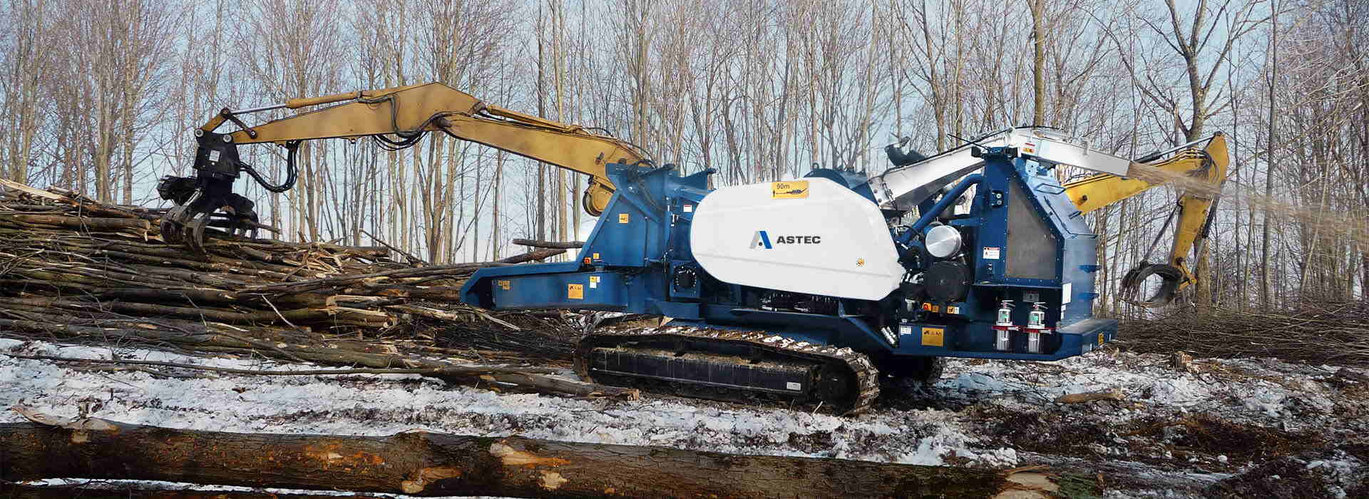 Peterson 4310B Highwalker Drum Chipper