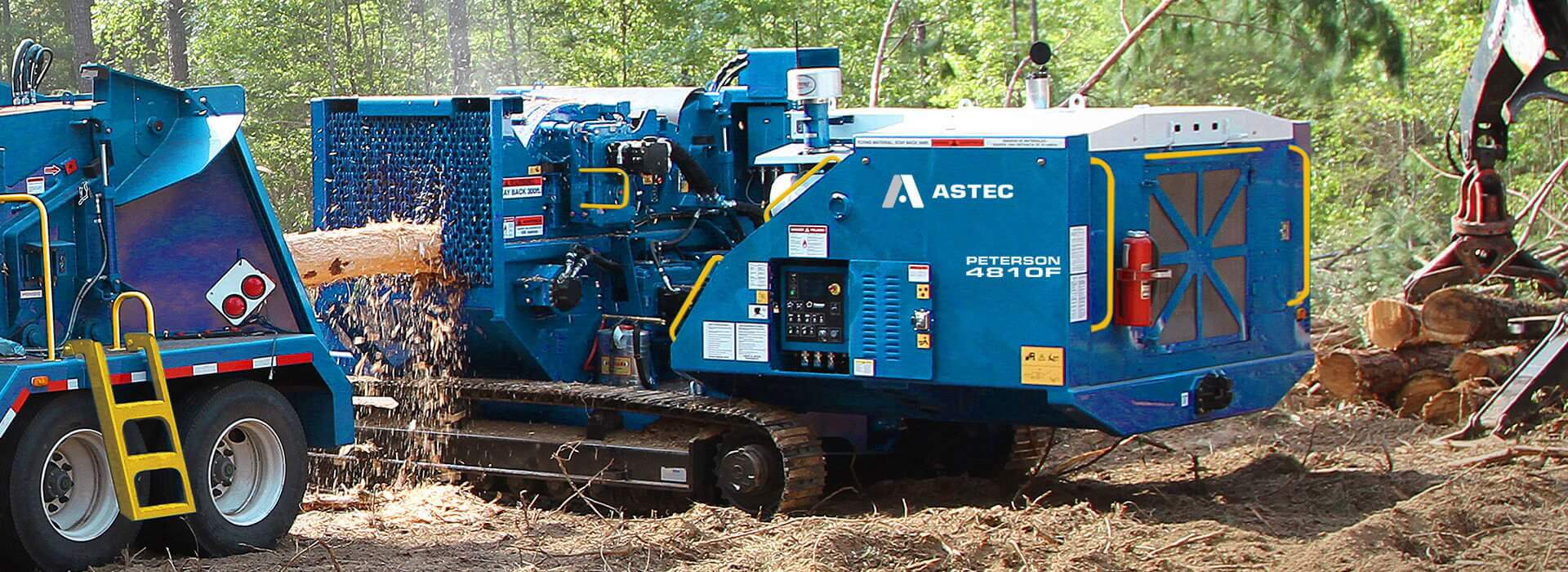 Peterson 4810F Chain Flail Debarker