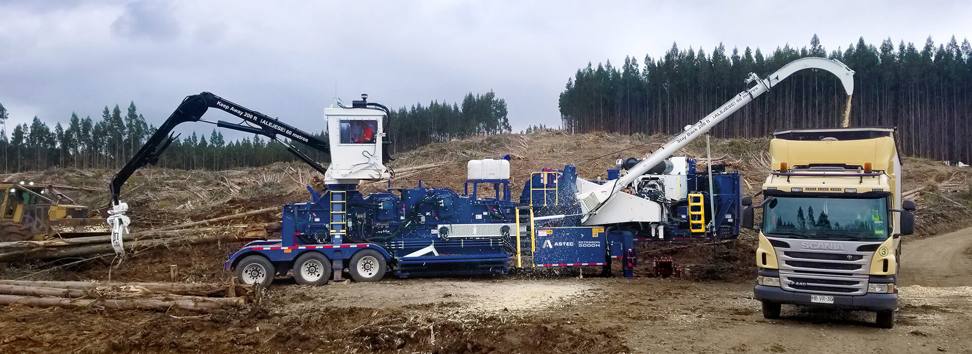 Peterson 5000H Whole Tree Chipper