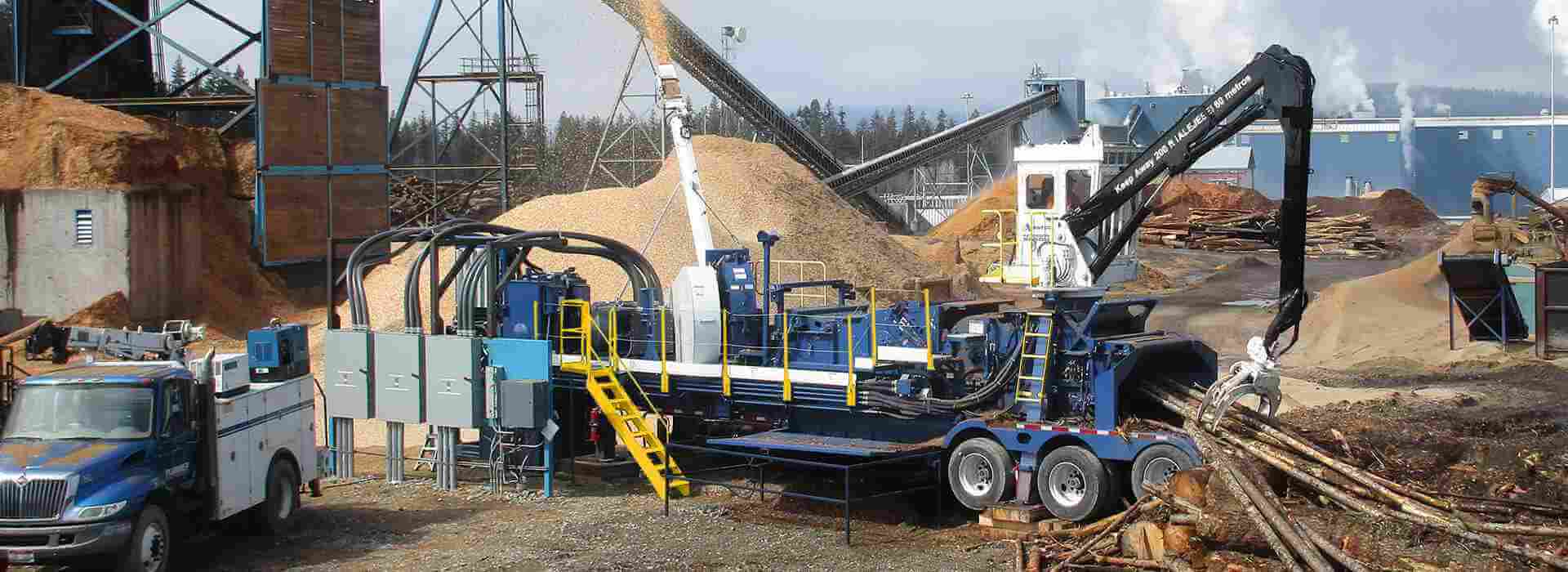 Peterson 5050H Electric Whole Tree Chipper