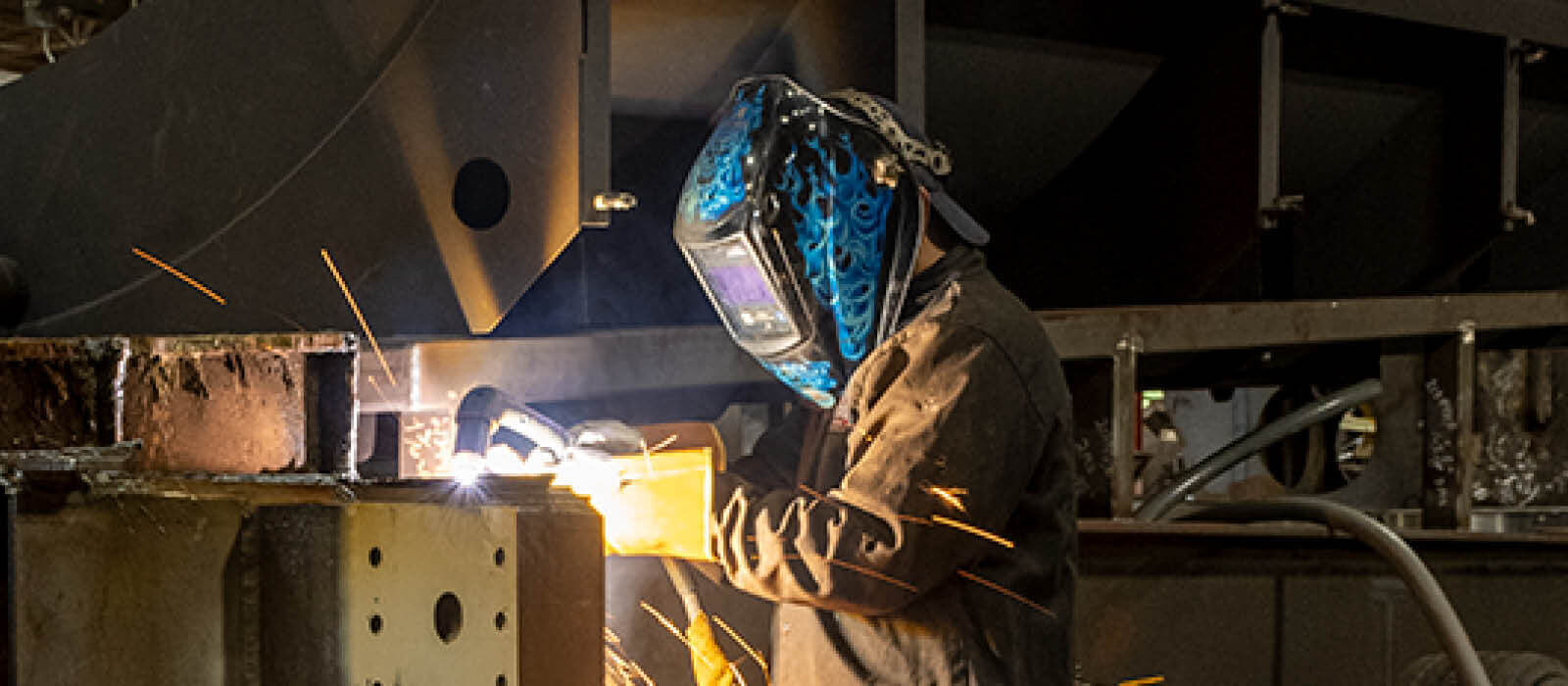 Welder working